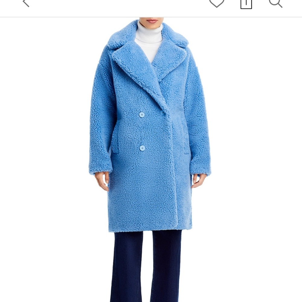 Apparis Dasha Coat in Marine Blue - Picture 4 of 8